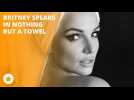 BritneySpears topless for Mario Testino's towel series