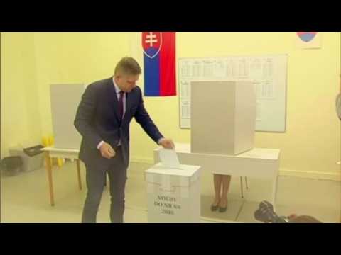 Anti-immigrant Slovakian premier set to win third term