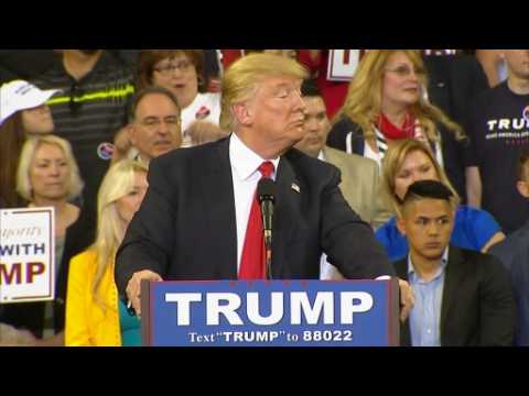 Trump to woman who fainted at rally: "We will send you flowers"
