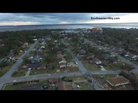 Tornado leaves trail of destruction in Florida's Pensacola