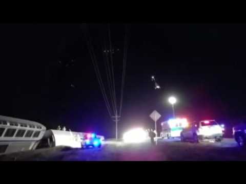 Amtrak train derails in Kansas