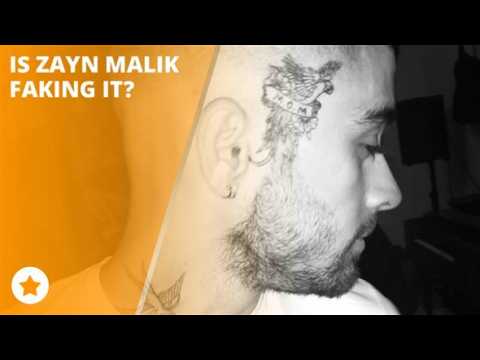 Is Zayn Malik faking his latest piece of art?