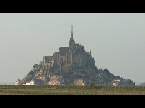 Mont-Saint-Michel statue removed for restoration