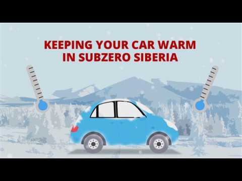 How to start your car in sub zero Siberia
