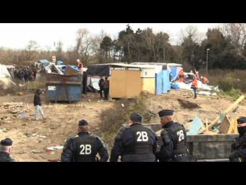 France begins bulldozing part of 'Jungle' refugee camp