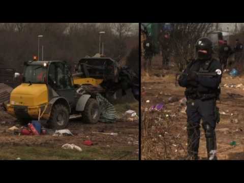Demolition at French migrant camp enters third day