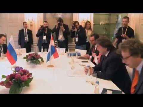 Russian FM Lavrov meets Dutch and South Korean counterparts