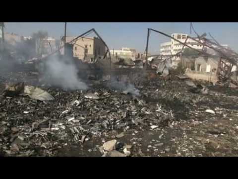 Air strikes leave death and destruction in Yemen