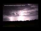 Amateur photographer takes advantage as lightning storm fires up sky near Taronga Western Plains Zoo