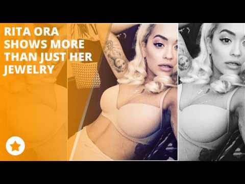 Rita Ora treats fans to racy snap