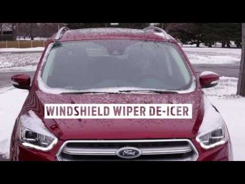 2017 Ford Escape Windshield Wiper De-Icer Feature | AutoMotoTV