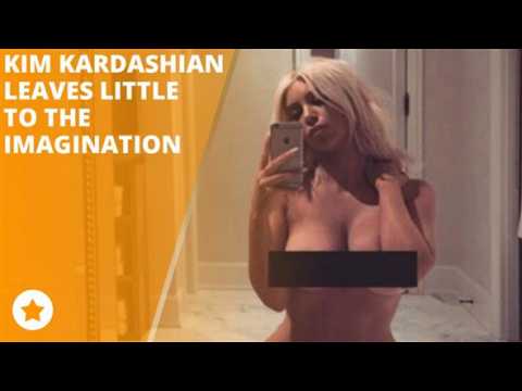 Fan suggests Kim K should cover up after nude selfie