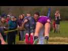 Wife-carrying champs do it again