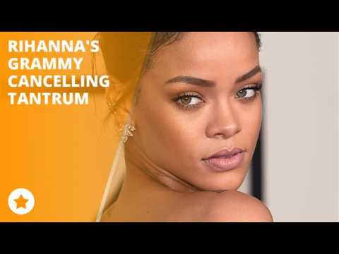 Rihanna gets vocal after cancelling Grammy's