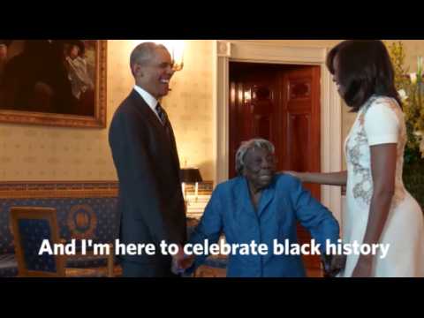 A 106 ans, elle réalise son rêve avec Barack et Michelle Obama