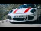 Film de lancement de la Porsche 911 R au Salon de Genève 2016