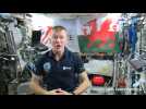 Astronaut Tim Peake wishes a happy St. David's Day from space