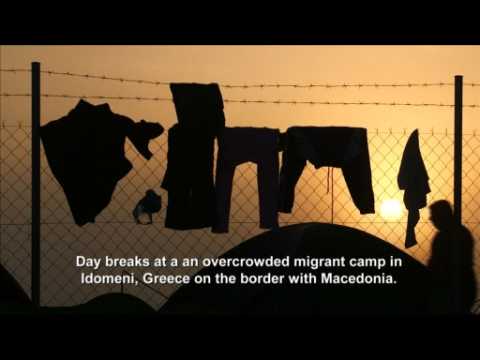 Humanitarian aid running out at Greek-Macedonia border
