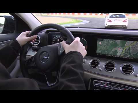 Mercedes-Benz E-Class Intelligent Drive Active Emergency Stop Assist | AutoMotoTV