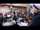 Anti-government protesters rally across Syria amid ceasefire -amateur video