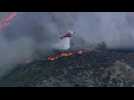 Brushfire rips through Southern California hills