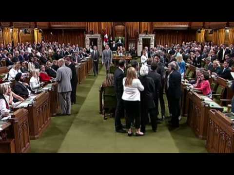 Canada's Trudeau apologizes after physical altercation in Parliament