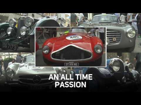 Iconic Mile Miglia vintage race takes off