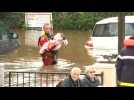 Thousands evacuated in historic French floods