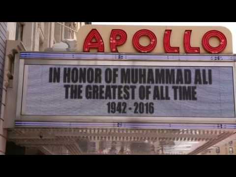Harlem fans pay tribute to Muhammad Ali