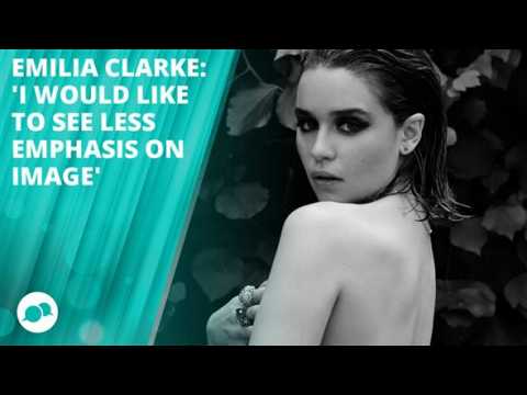 Emilia Clarke poses topless for Violet Gray!