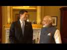House Speaker Ryan greets India's Modi