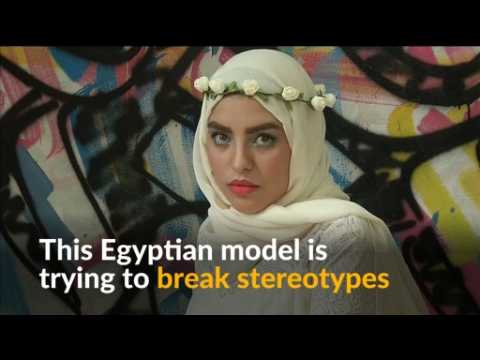 Disabled Egyptian model challenges fashion stereotypes