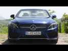 Mercedes-Benz C 400 4MATIC Cabriolet Exterior Design in Brilliant Blue | AutoMotoTV