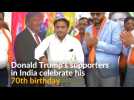 Indian right-wing group celebrates Donald Trump's birthday