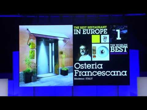 Osteria Francescana named world's best restaurant