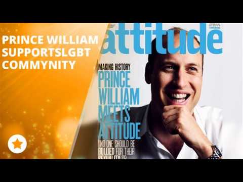 Prince William makes history on the cover of Attitude