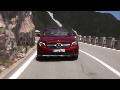 Mercedes-Benz GLC 350 d 4MATIC Coupe - Driving Video in Red Metallic | AutoMotoTV
