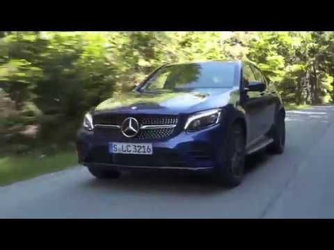 Mercedes-Benz GLC 300 4MATIC Coupe - Driving Video in Brilliant Blue | AutoMotoTV