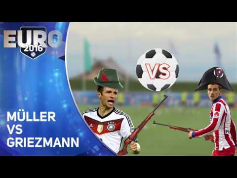 Strikers duel: Griezmann vs Müller