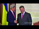 U.S. pledges more aid to Ukraine for restive east