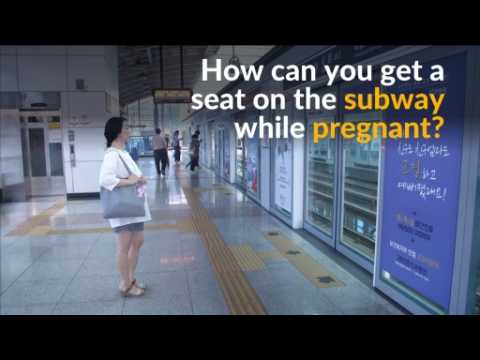 South Korea's pregnant women find it easier to get a subway seat