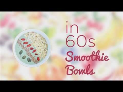 How to in 60s smoothie bowls: Peanut butter