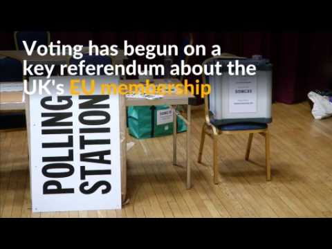 Britons vote in historic EU membership referendum