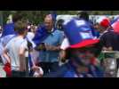 Euro: French and Irish fans arrive at Lyon stadium for clash - Label : AFPTV - First images - Category : Sport