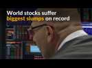 Record slumps for world stocks after 'Brexit' vote