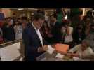 Spain's acting PM Rajoy votes in repeat election