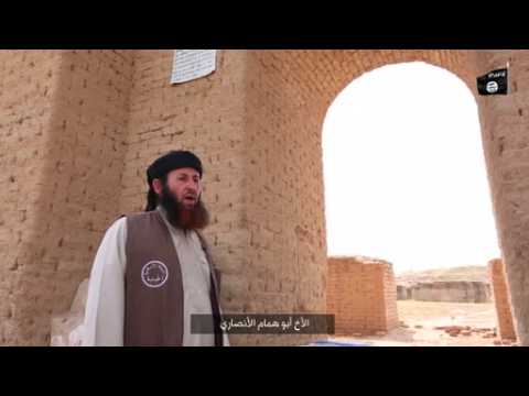 Islamic State video shows Assyrian temple blown up in Iraq