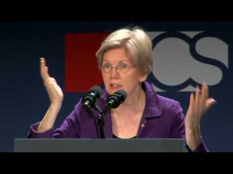 Warren on Trump: a "loud, nasty, thin-skinned fraud,"