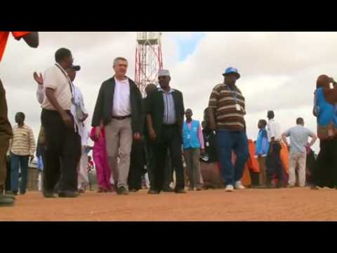 Refugee chief in Kenya camp visit