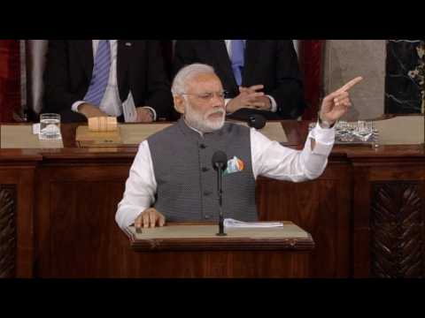 India's Modi addresses U.S. Congress, calls for deeper security cooperation